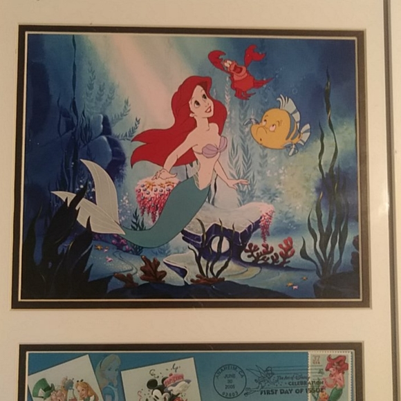 Little Mermaid 1st Day Stamp & Print - Picture 3 of 4